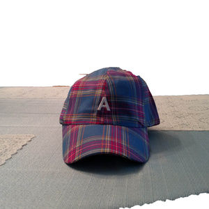Blue Plaid Baseball Hat